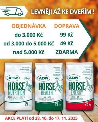 🍁🐴 Zůstaňte v teple – my vám to přivezeme! 🚚 Když se venku ochlazuje a dny se krátí, je čas doplnit zásoby – a udělat to...